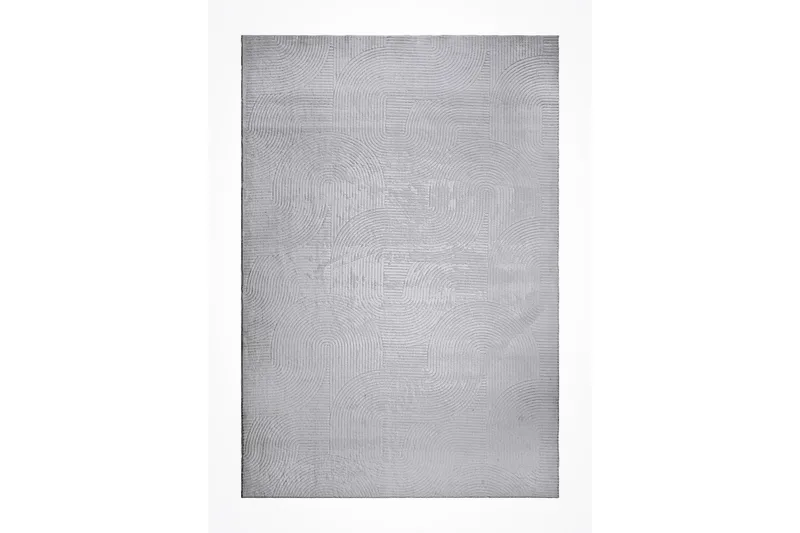 Momita Friezetæppe 200x290 cm Rektangulært, Grå