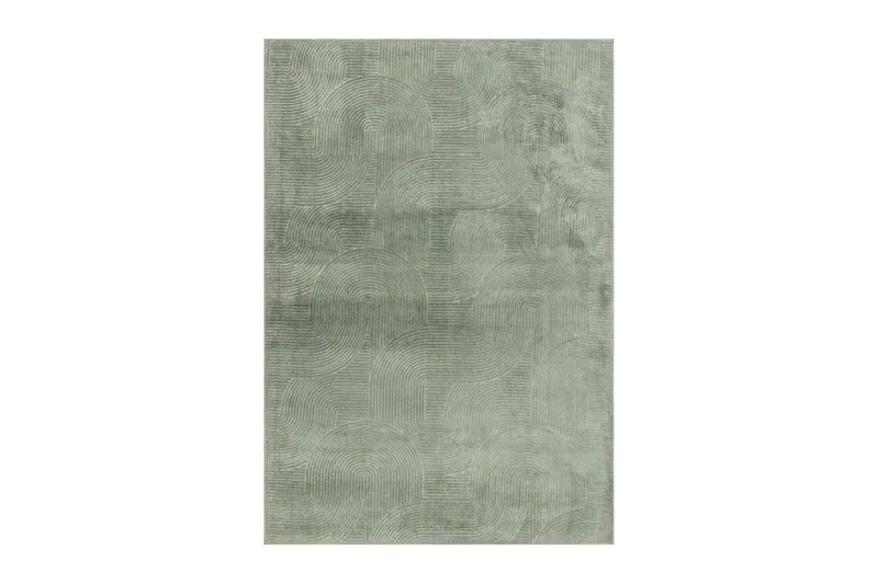 Momita Friezetæppe 200x290 cm Rektangulært - Grøn - Tekstiler - Tæpper - Moderne tæppe - Wiltontæpper