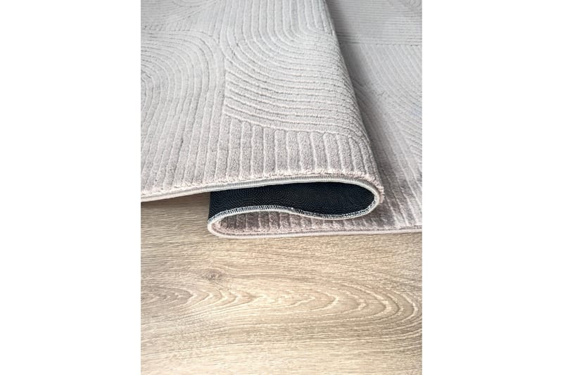 Momita Friezetæppe 80x150 cm Aflangt - Grå - Tekstiler - Tæpper - Moderne tæppe - Wiltontæpper