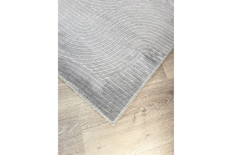 Momita Friezetæppe 80x150 cm Aflangt - Grå - Tekstiler - Tæpper - Moderne tæppe - Wiltontæpper