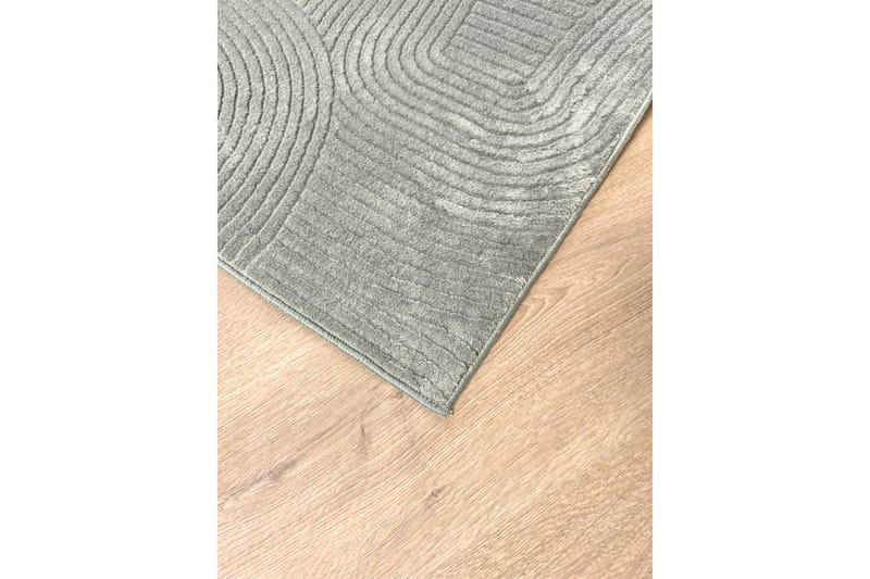 Momita Friezetæppe 80x150 cm Aflangt - Grøn - Tekstiler - Tæpper - Moderne tæppe - Wiltontæpper