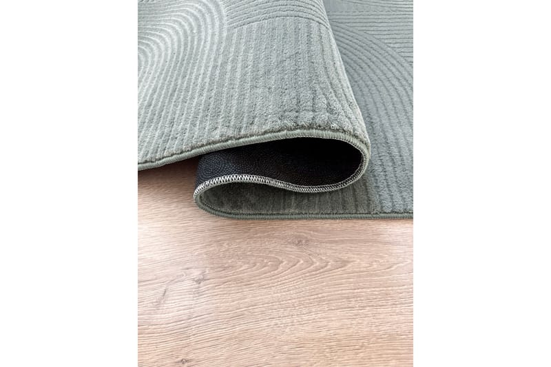 Momita Friezetæppe 80x150 cm Aflangt - Grøn - Tekstiler - Tæpper - Moderne tæppe - Wiltontæpper