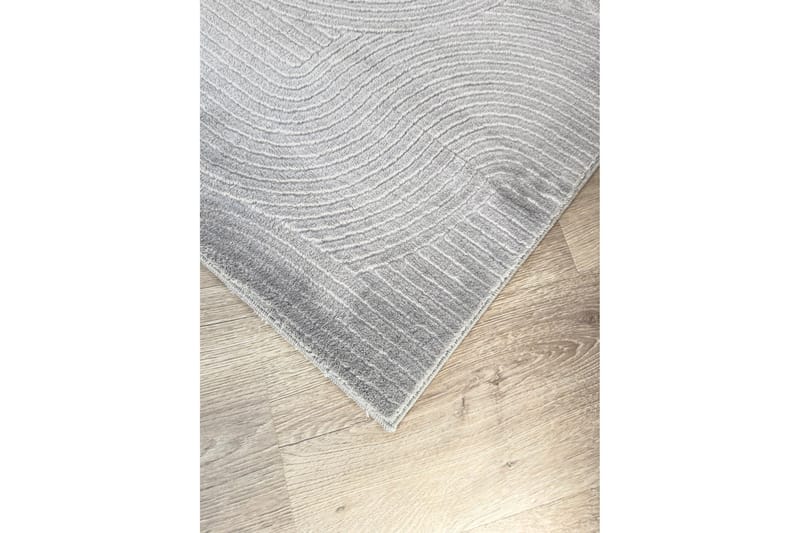 Momita Friezetæppe 80x250 cm Aflangt - Grå - Tekstiler - Tæpper - Moderne tæppe - Wiltontæpper