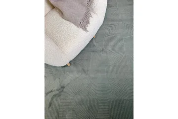 Momita Friezetæppe 80x250 cm Aflangt - Grøn - Tekstiler - Tæpper - Moderne tæppe - Wiltontæpper