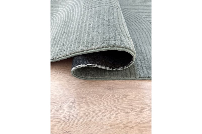 Momita Friezetæppe 80x250 cm Aflangt - Grøn - Tekstiler - Tæpper - Moderne tæppe - Wiltontæpper