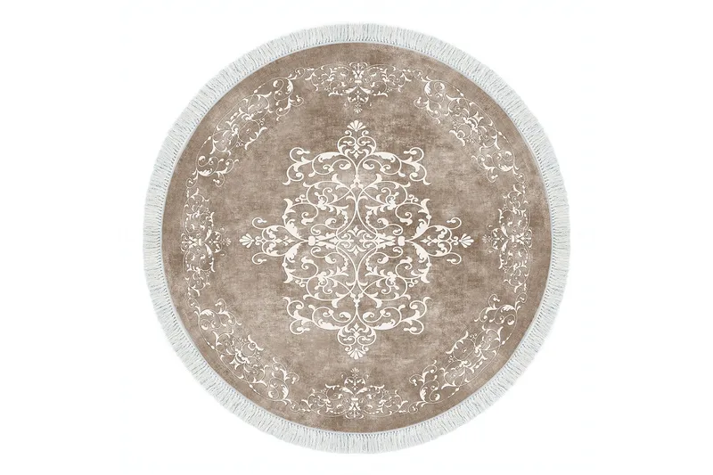 Alanur Home Tæppe 100x100 cm, Beige