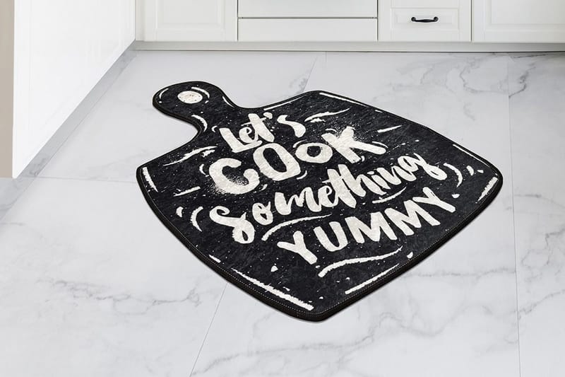 Anonna Tæppe 105x140 cm, Flerfarvet/Velour