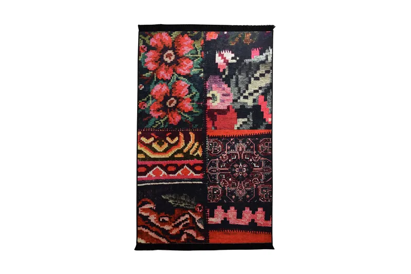 Anouche Tæppe 120x180 cm, Flerfarvet/Velour