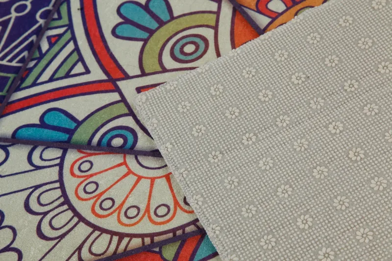 Aremana Tæppe 100x200 cm - Flerfarvet - Tekstiler - Tæpper - Moderne tæppe - Mønstrede tæpper