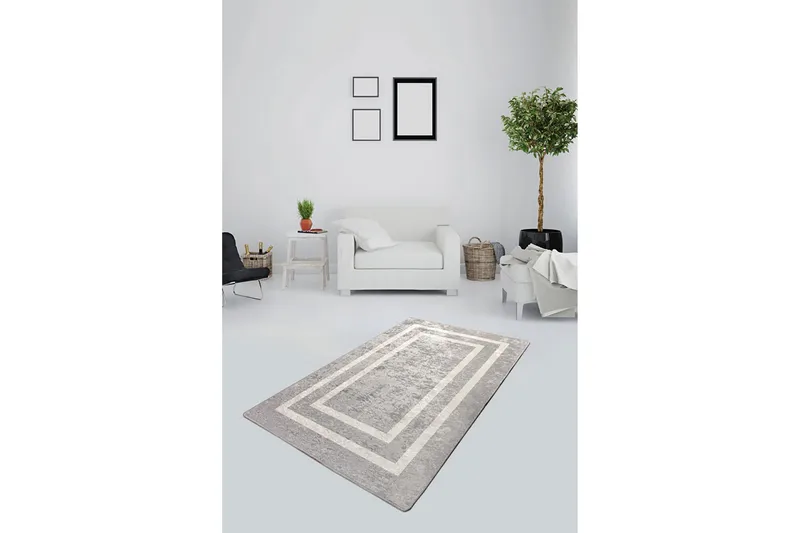 Argentu Tæppe 100x200 cm - Flerfarvet/Velour - Tekstiler - Tæpper - Moderne tæppe - Mønstrede tæpper