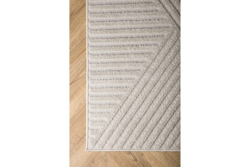 Aron Wilton tæppe 200x290 cm Rektangulær - Hvid - Tekstiler - Tæpper - Moderne tæppe - Mønstrede tæpper