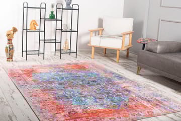 Artloop Tæppe 140x190 cm - Multifarvet - Tekstiler - Tæpper - Moderne tæppe - Mønstrede tæpper