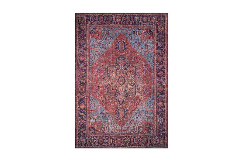 Artloop Tæppe 140x190 cm, Multifarvet