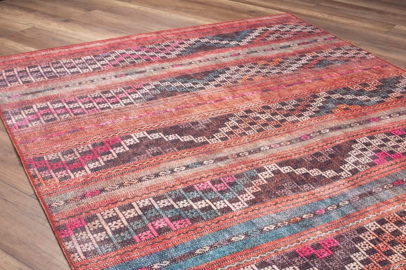 Artloop Tæppe 140x190 cm - Multifarvet - Tekstiler - Tæpper - Moderne tæppe - Mønstrede tæpper