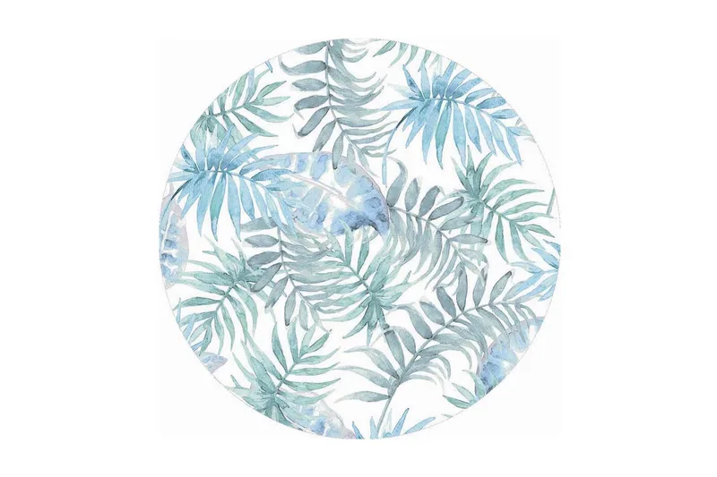 Artloop Tæppe 150 cm Rund, Multifarvet