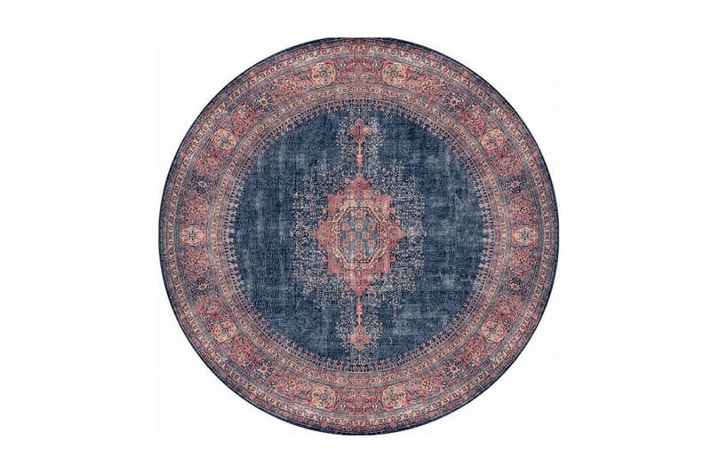 Artloop Tæppe 150 cm Rund, Multifarvet