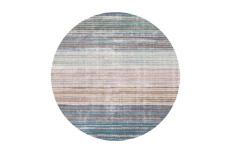 Artloop Tæppe 150 cm Rund, Multifarvet