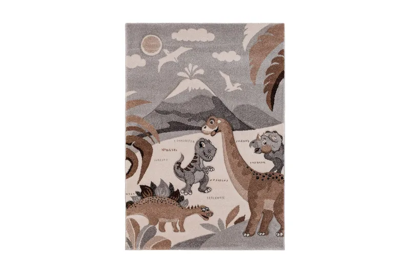 Atlas Jurassic Wiltontæppe 120x170 cm, Grå/Natur