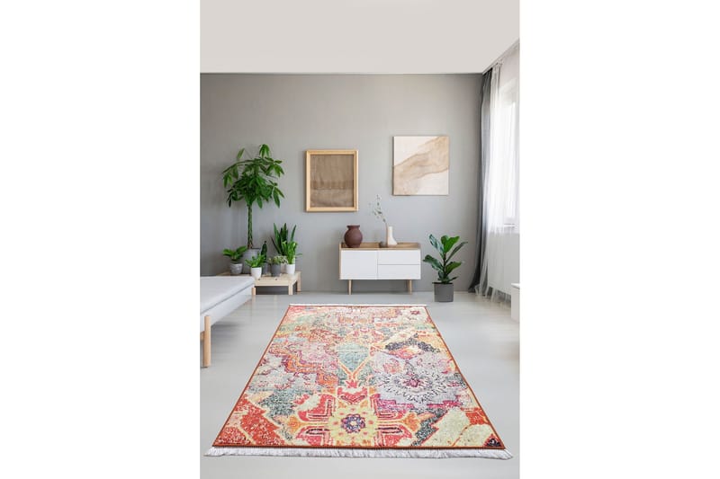 Azalera Tæppe 120x180 cm, Flerfarvet/Velour