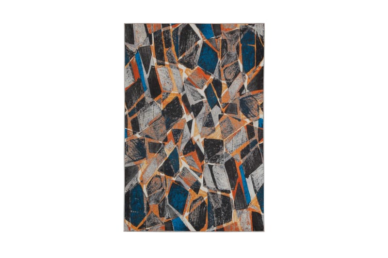 Barrim Tæppe 100x150 cm - Flerfarvet - Tekstiler - Tæpper - Moderne tæppe - Mønstrede tæpper