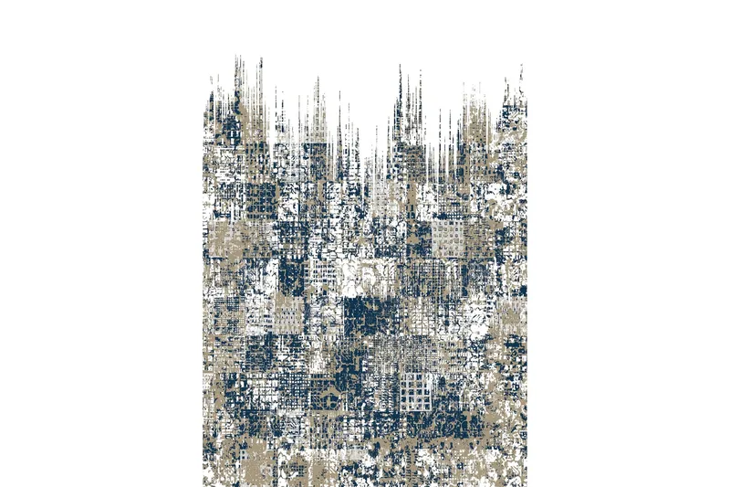 Bedriye Tæppe 120x180 cm - Flerfarvet - Tekstiler - Tæpper - Moderne tæppe - Mønstrede tæpper