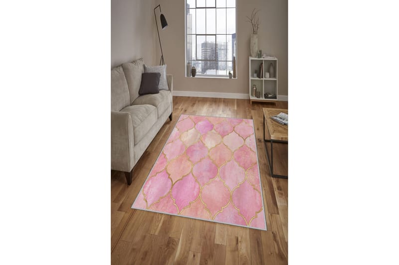 Bedriye Tæppe 140x220 cm - Flerfarvet - Tekstiler - Tæpper - Moderne tæppe - Mønstrede tæpper