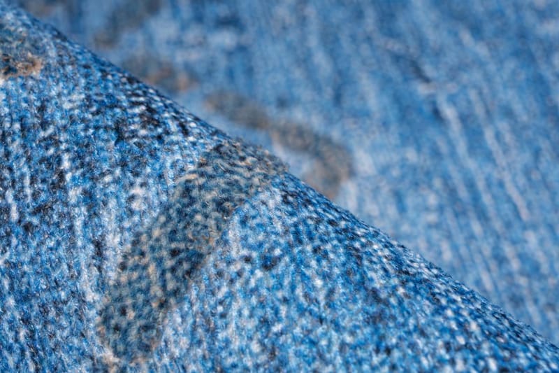 Bridchat tæppe Hoi Blå 120x180 cm - Wiltontæpper - Mønstrede tæpper