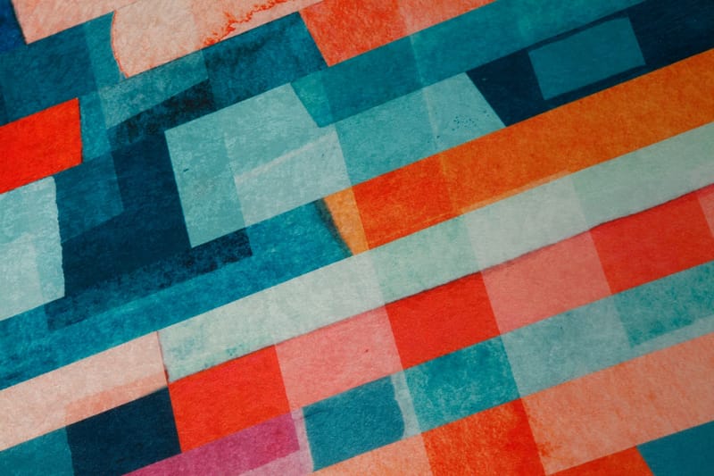 Brykman Tæppe 100x150 cm - Flerfarvet - Wiltontæpper - Mønstrede tæpper