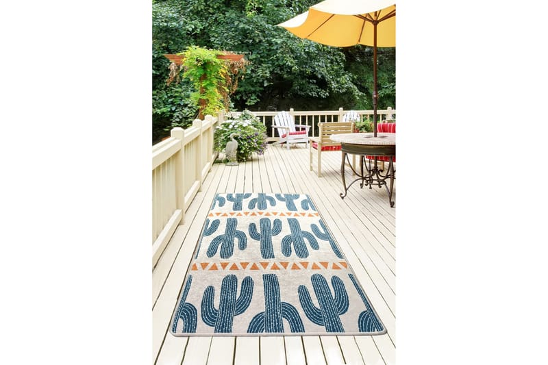 Candus Tæppe 120x180 cm, Flerfarvet/Velour