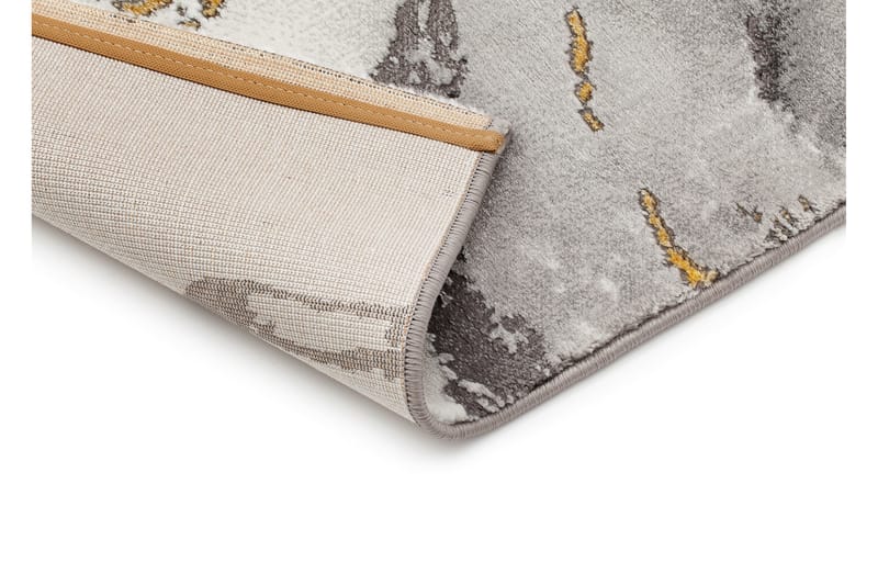 Ciril concrete tæppe 200x290 - Guld - Wiltontæpper - Mønstrede tæpper - Store tæpper