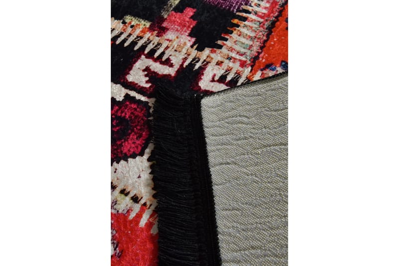 Colorido Tæppe 140x190 cm - Flerfarvet/Velour - Tekstiler - Tæpper - Moderne tæppe - Mønstrede tæpper