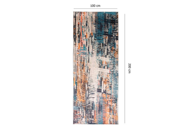 Conchan Tæppe 100x200 cm - Flerfarvet - Tekstiler - Tæpper - Moderne tæppe - Mønstrede tæpper