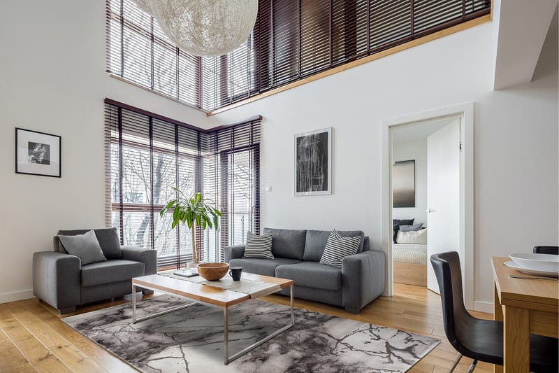 Craft concrete tæppe 160x230 - Sølv - Tekstiler - Tæpper - Moderne tæppe - Mønstrede tæpper