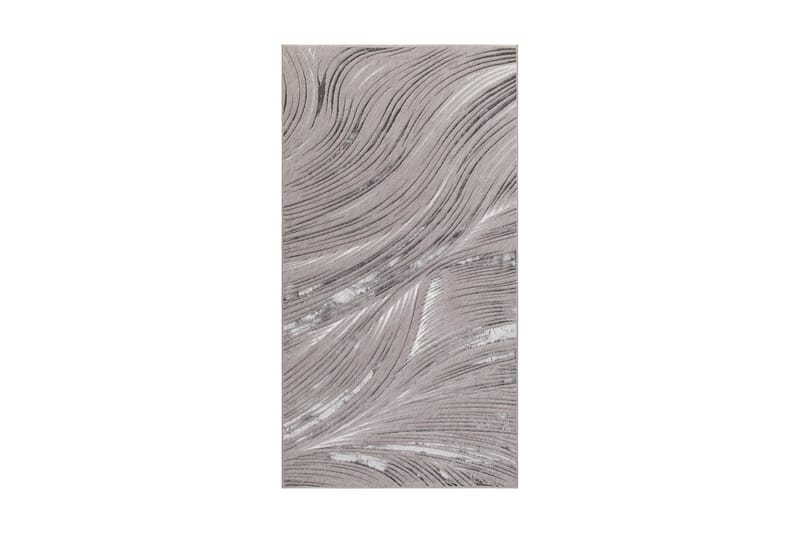 Creation Feather Wiltontæppe Rektangulær 80x300 cm - Grå - Tekstiler - Tæpper - Moderne tæppe - Mønstrede tæpper
