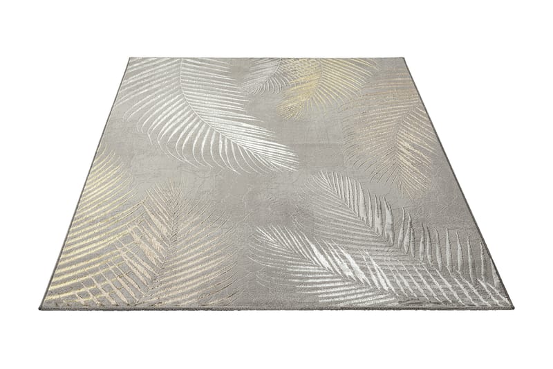 Creation Leaf Wiltontæppe 200x290 cm - Sølv - Wiltontæpper - Mønstrede tæpper