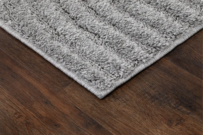 Doriane Zen Wilton-tæppe 120x170 cm - Grå - Tekstiler - Tæpper - Moderne tæppe - Mønstrede tæpper