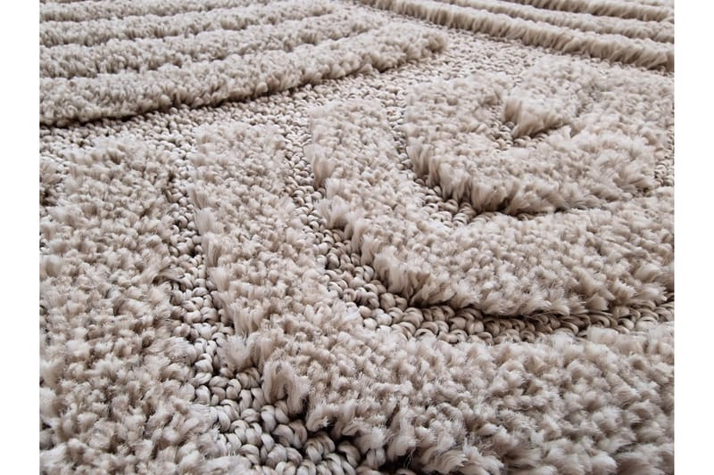 Doriane Zen Wilton-tæppe 120x170 cm - Linnedbeige - Tekstiler - Tæpper - Moderne tæppe - Mønstrede tæpper