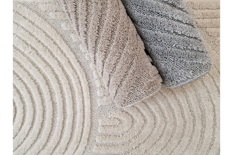 Doriane Zen Wilton-tæppe 160x230 cm - Linnedbeige - Tekstiler - Tæpper - Moderne tæppe - Mønstrede tæpper