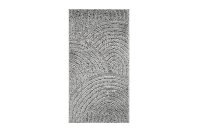 Doriane Zen Wilton-tæppe 80x150 cm - Grå - Tekstiler - Tæpper - Moderne tæppe - Mønstrede tæpper