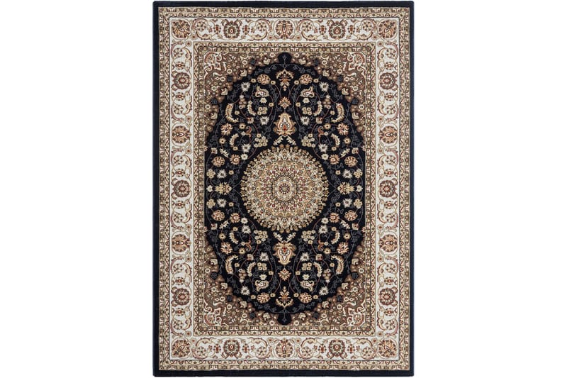 Dubai Medallion Wiltontæppe 80x300 cm - Blå - Tekstiler - Tæpper - Moderne tæppe - Mønstrede tæpper