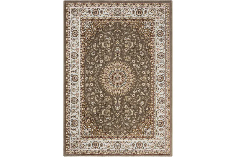 Dubai Medallion Wiltontæppe 80x300 cm - Champange - Tekstiler - Tæpper - Moderne tæppe - Mønstrede tæpper