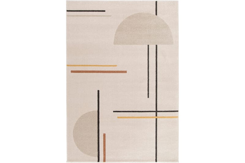 Florence Moderne Wiltontæppe Rektangulær 160x230 cm - Creme/Flerfarvet - Wiltontæpper - Mønstrede tæpper