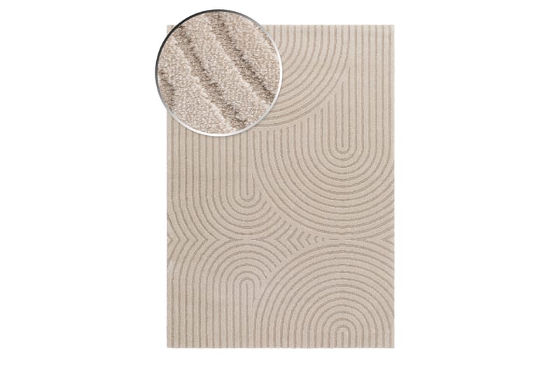 Genova Zen Wilton-tæppe 240x340 cm Rektangulært - Linned - Tekstiler - Tæpper - Moderne tæppe - Mønstrede tæpper