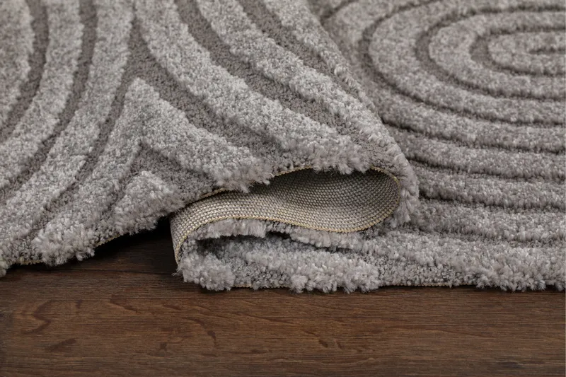 Genova Zen Wiltontæppe 160x230 cm - Grå - Tekstiler - Tæpper - Moderne tæppe - Mønstrede tæpper