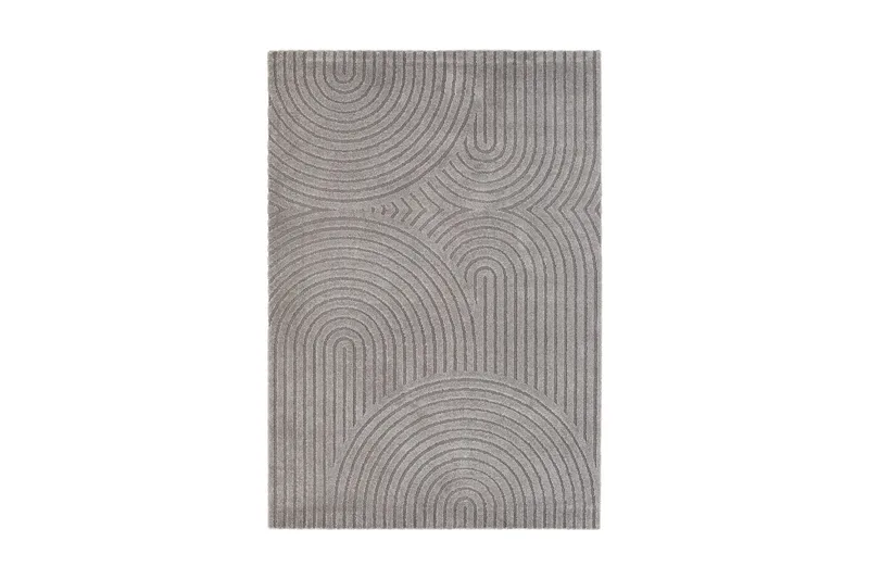 Genova Zen Wiltontæppe 200x290 cm - Grå - Tekstiler - Tæpper - Moderne tæppe - Mønstrede tæpper