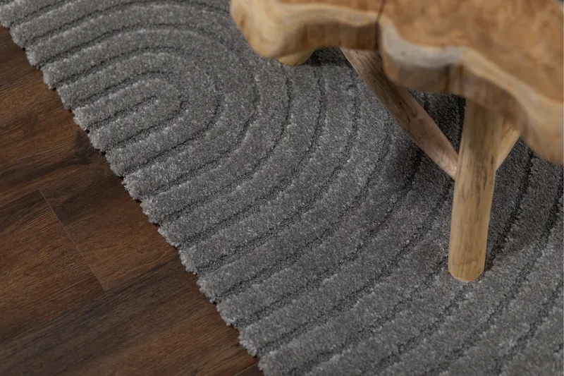 Genova Zen Wiltontæppe 240x340 cm - Grå - Tekstiler - Tæpper - Moderne tæppe - Mønstrede tæpper