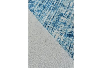 Hannabel Tæppe 120x180 cm - Blå/Velour - Tekstiler - Tæpper - Moderne tæppe - Mønstrede tæpper