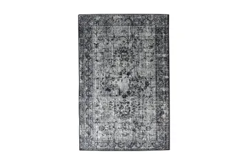 Hannabel Tæppe 140x190 cm - Sort/Velour - Tekstiler - Tæpper - Moderne tæppe - Mønstrede tæpper