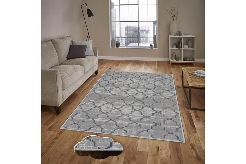 Homefesto 7 Tæppe 100x200 cm, Multifarvet