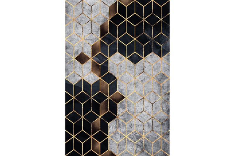 Homefesto Tæppe 100x150 cm - Multifarvet - Wiltontæpper - Mønstrede tæpper